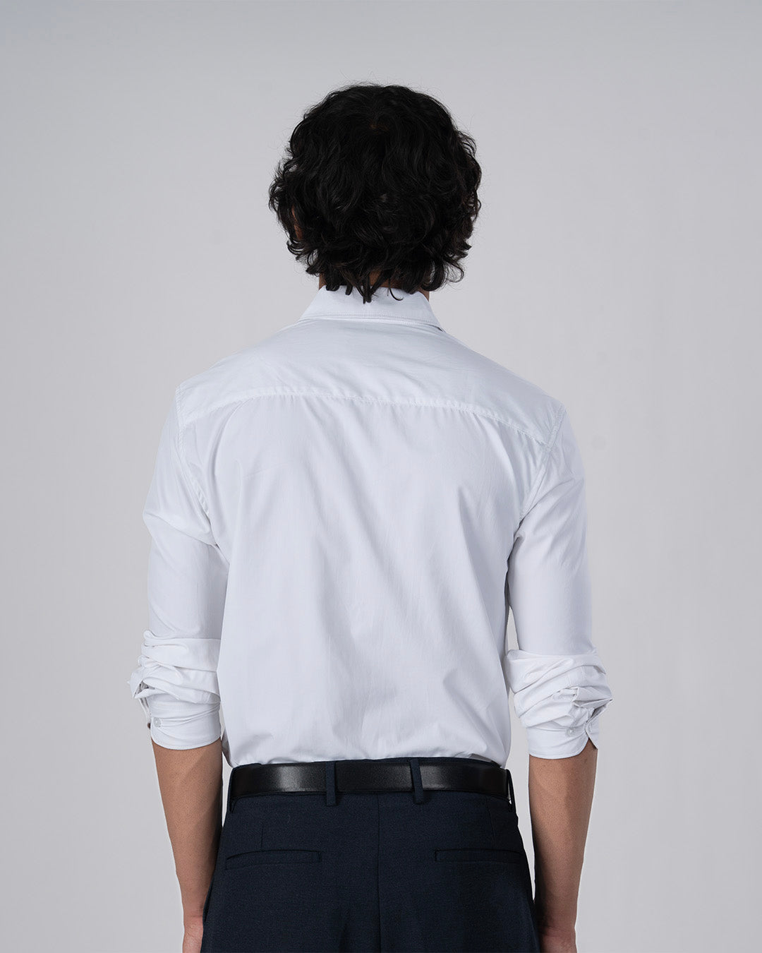 Featherlite Wrinkle Resistant Shirt In White