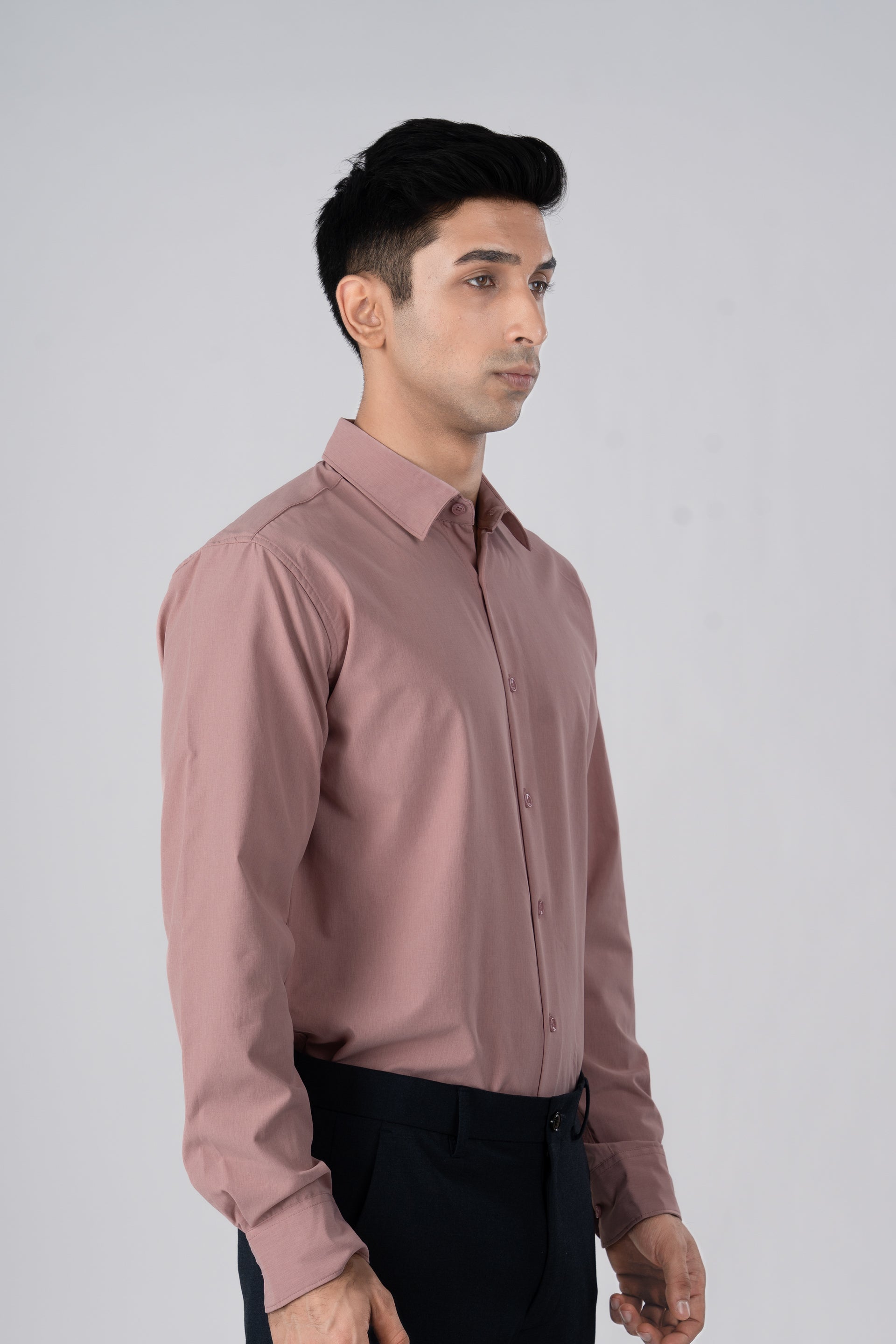 Featherlite Wrinkle Resistant Shirt In Peach
