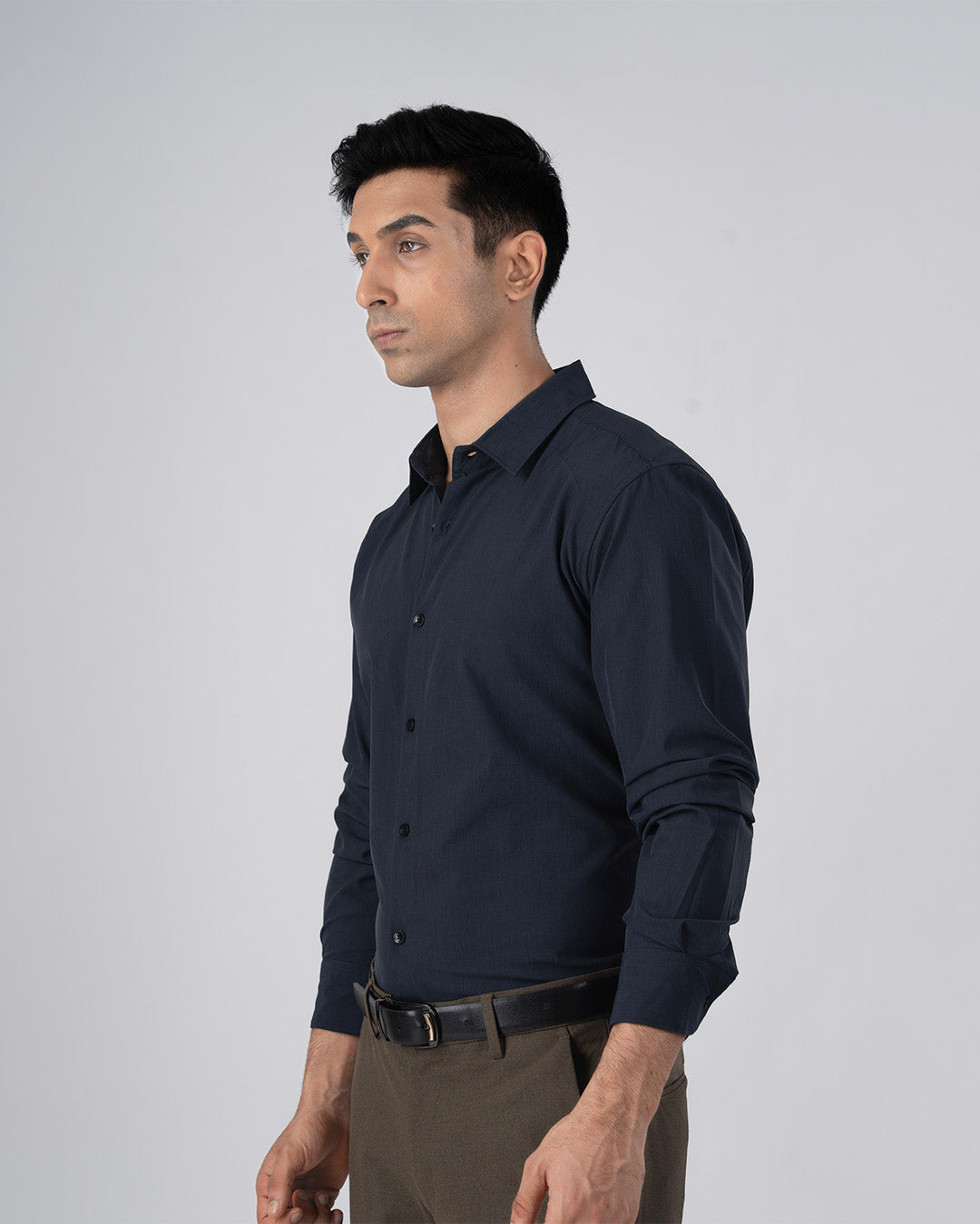 Featherlite Wrinkle Resistant Shirt In Grey