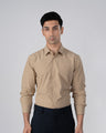 Featherlite Wrinkle Resistant Shirt In Cream