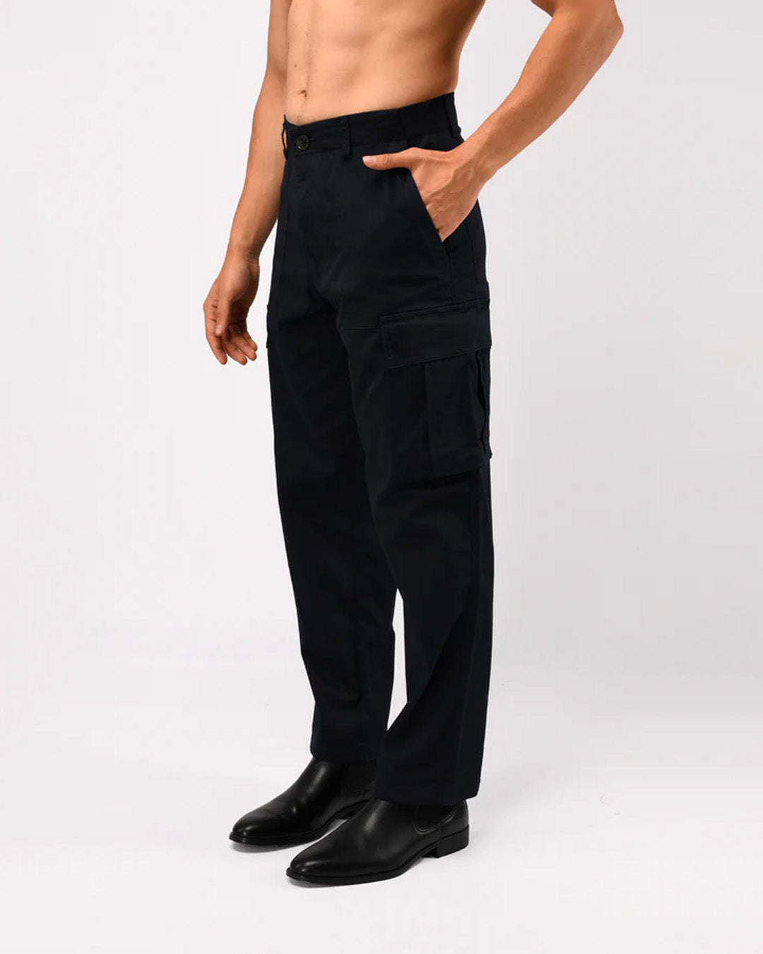 Carpenter Relaxed Cargos In Blue