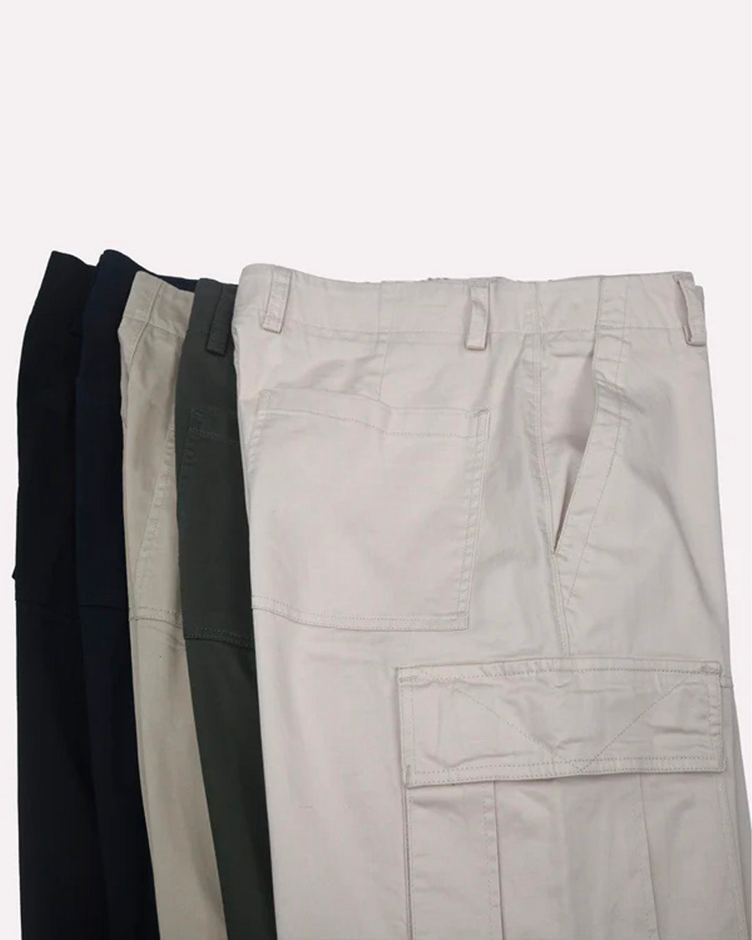 Carpenter Relaxed Cargos In Grey