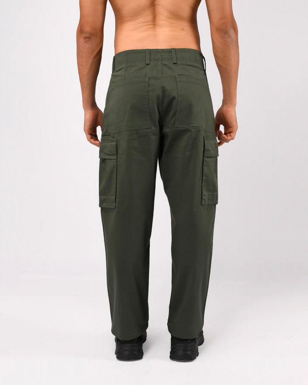 Carpenter Relaxed Cargos In Green