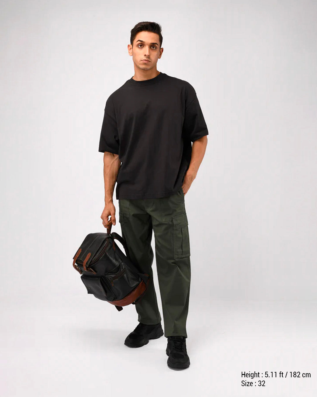 Carpenter Relaxed Cargos In Green