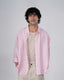 Soft Nylon Relaxed Over-Shirt In Pink