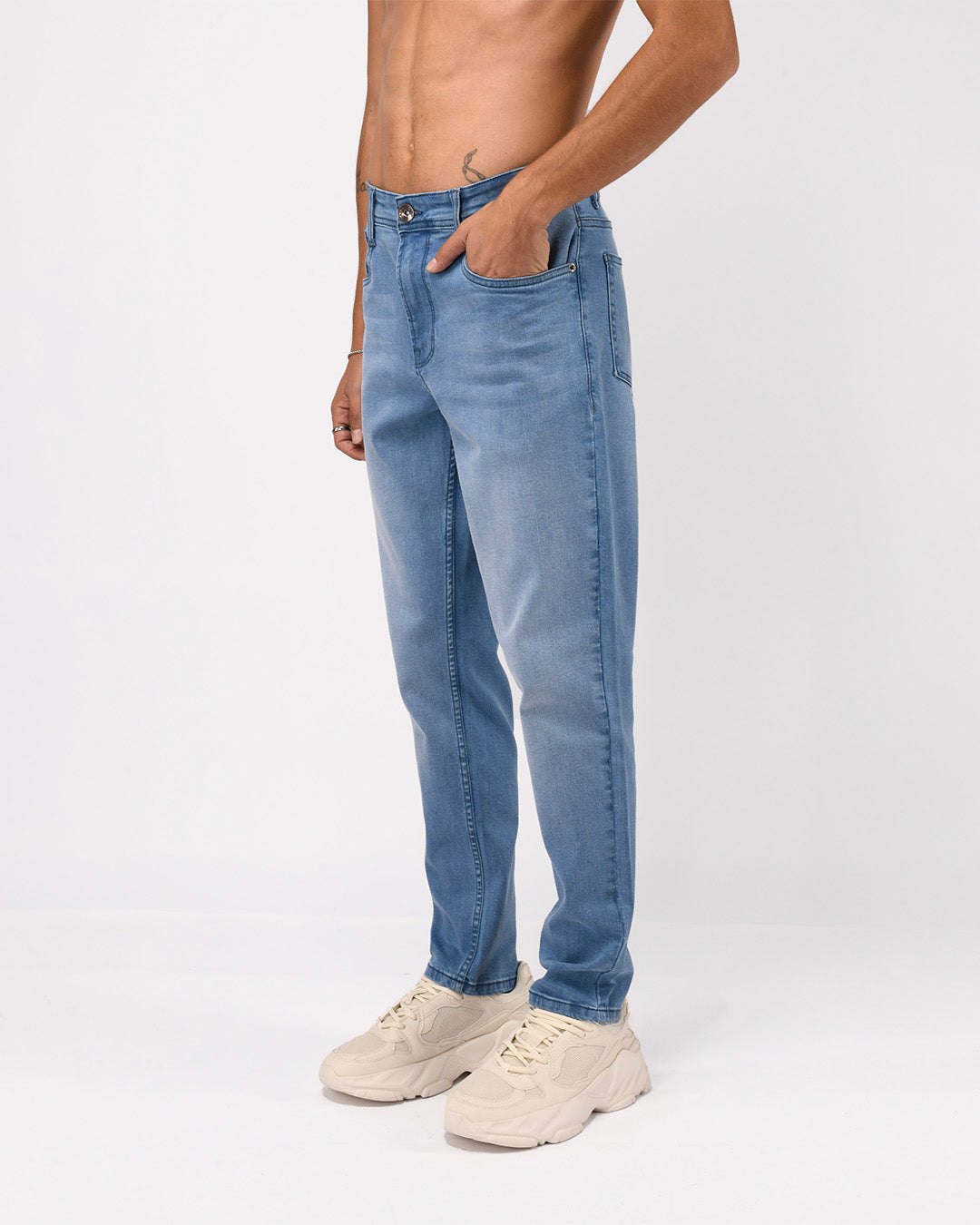 Classic Edge Tailored Denim In Blue