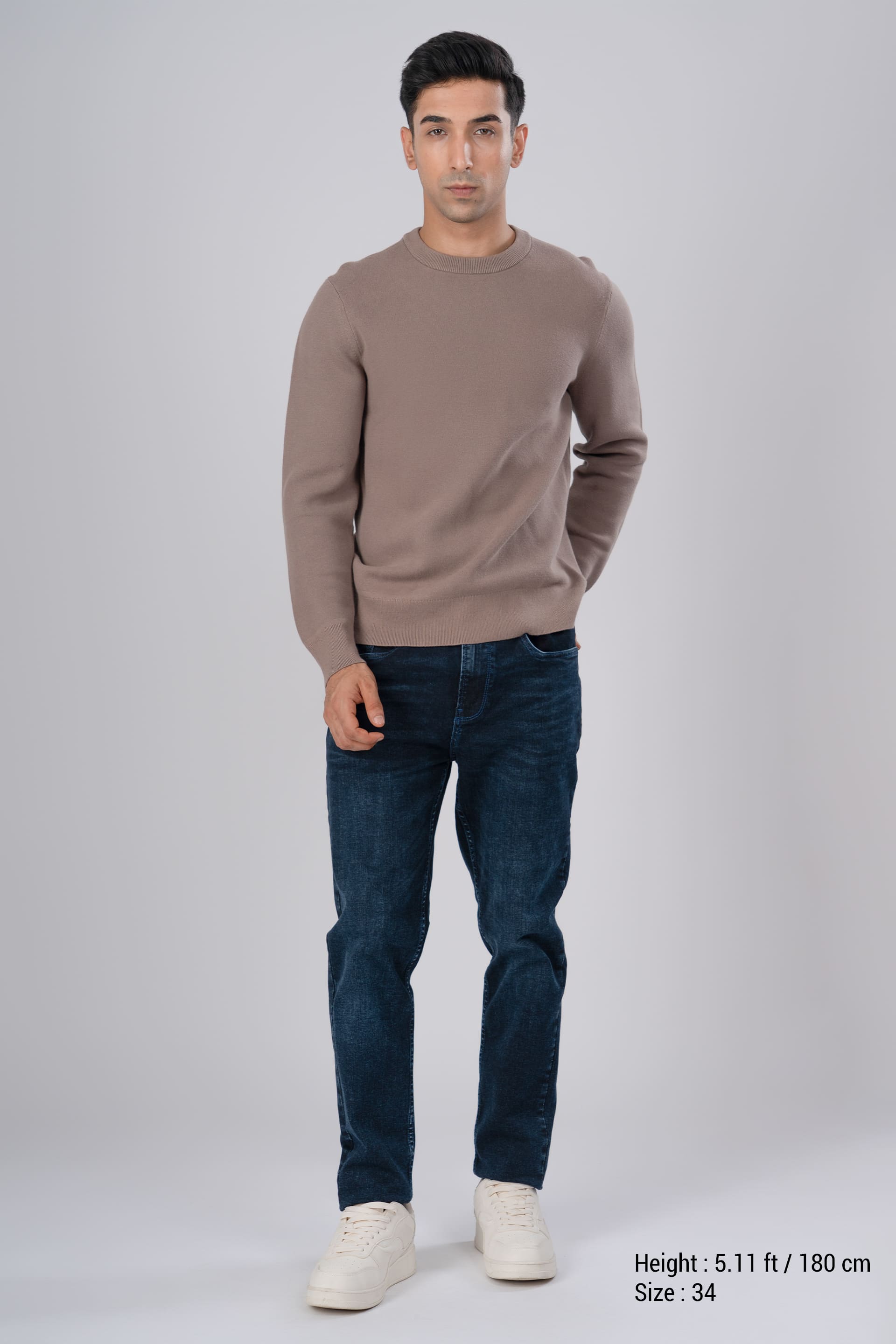 Classic Edge Tailored Denim In Bright Blue