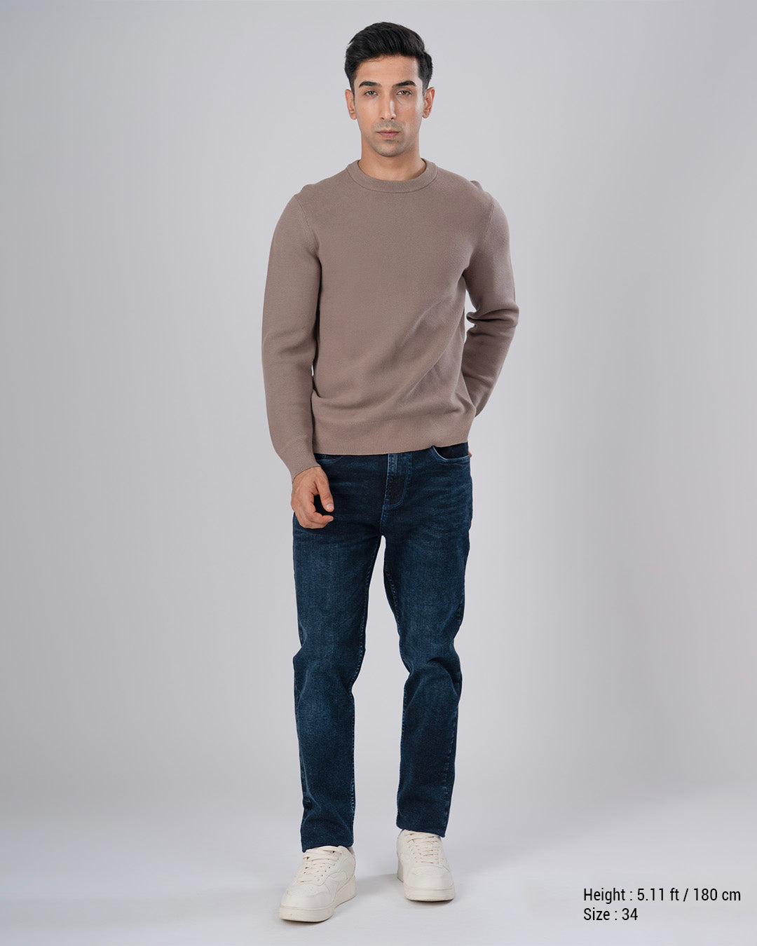 Classic Edge Tailored Denim In Bright Blue