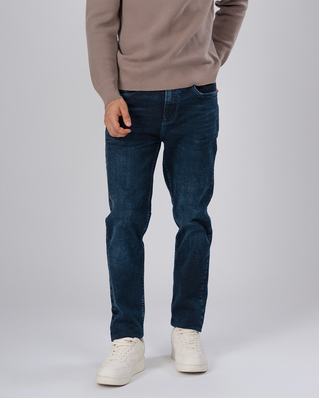 Classic Edge Tailored Denim In Bright Blue