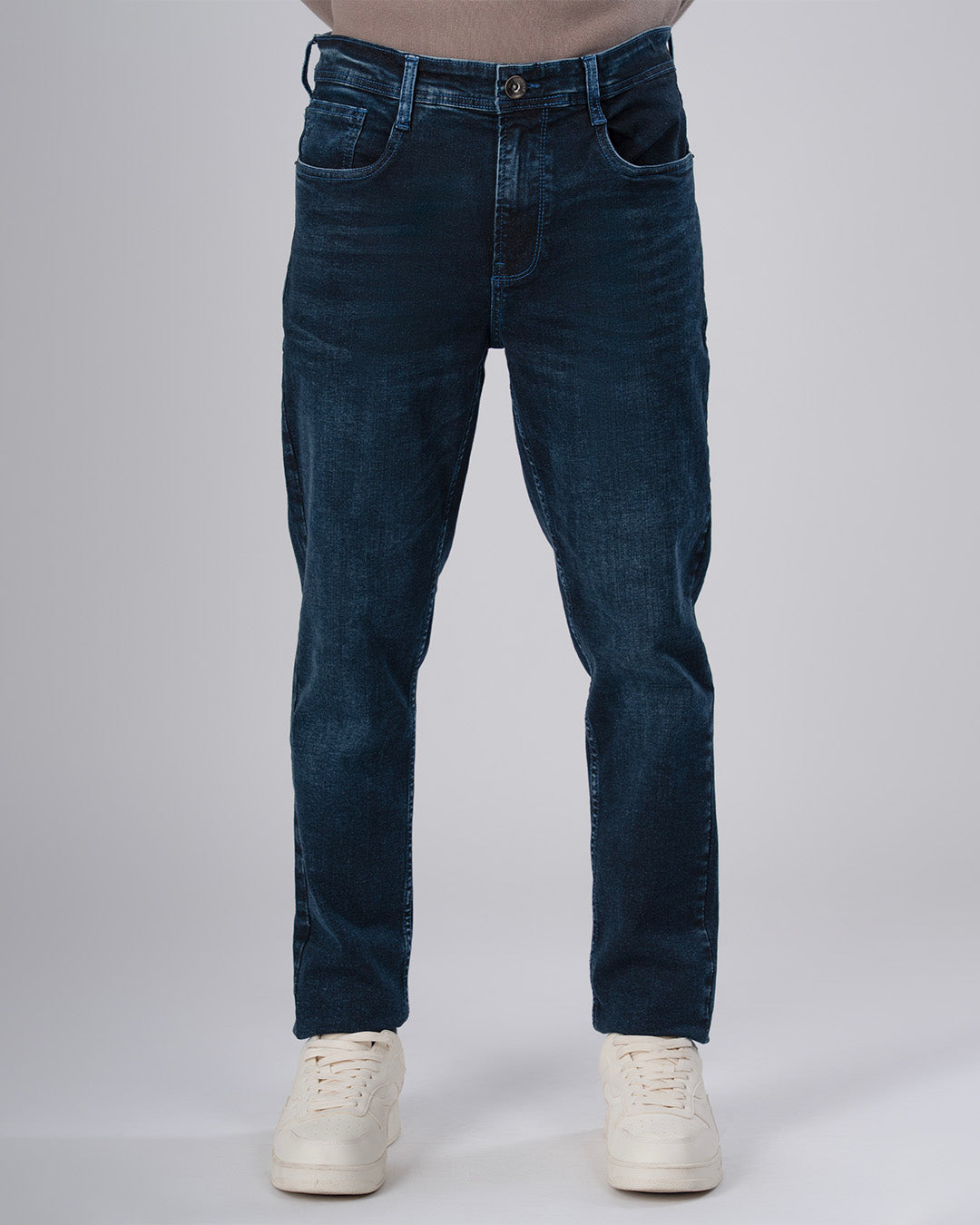 Classic Edge Tailored Denim In Bright Blue