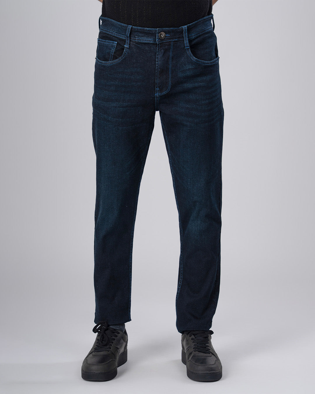 Classic Edge Tailored Denim In Dark Blue