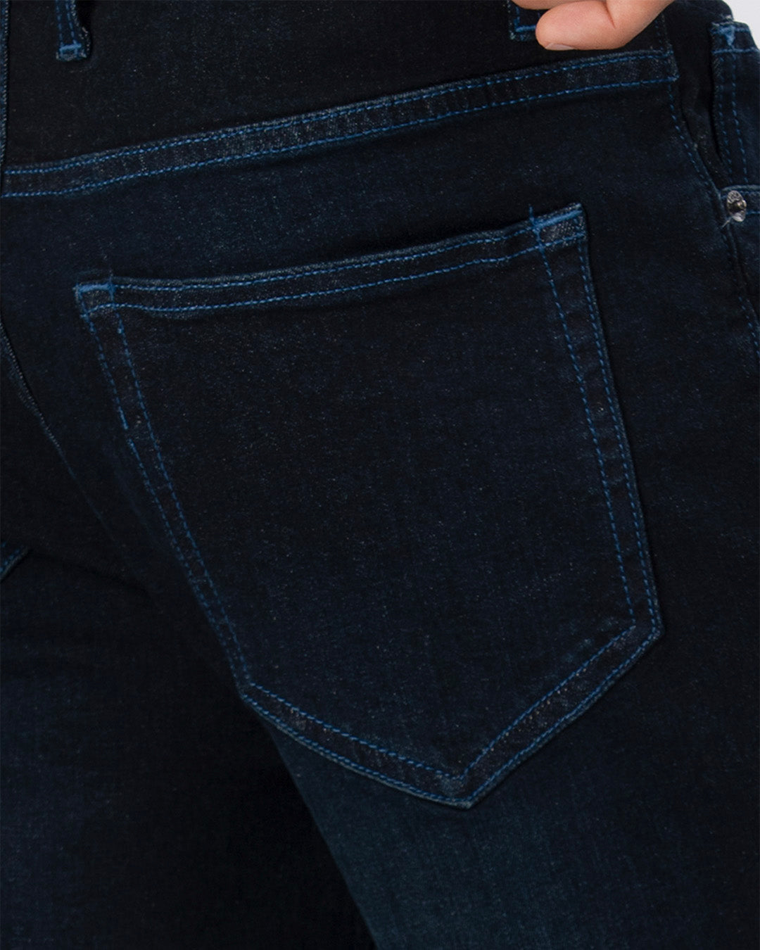 Classic Edge Tailored Denim In Dark Blue