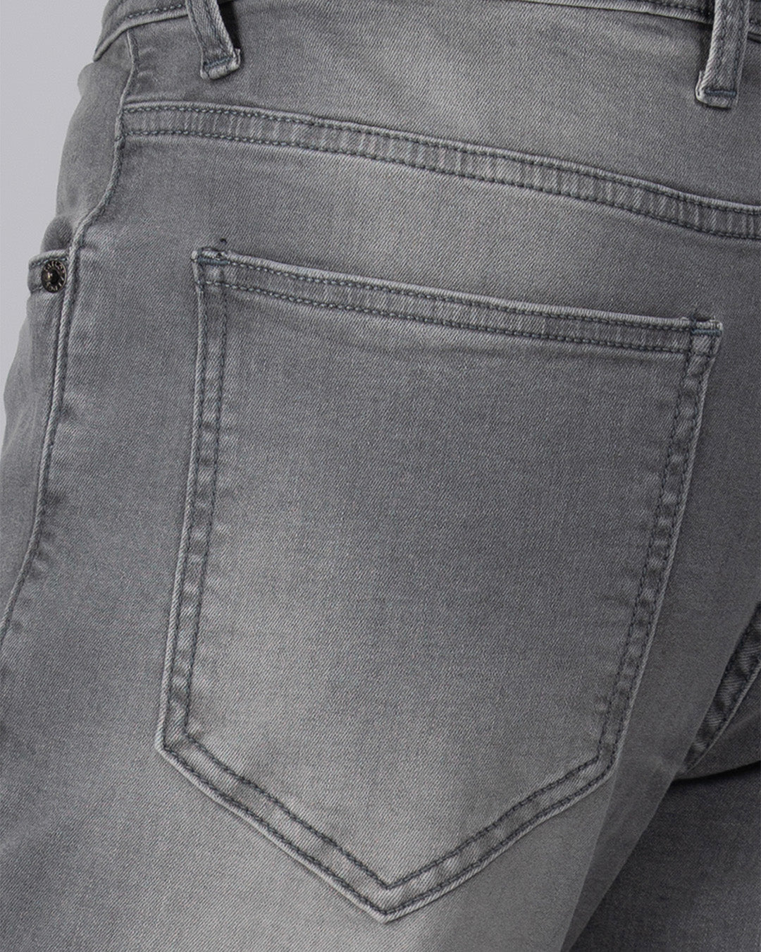 Classic Edge Tailored Denim In Light Grey