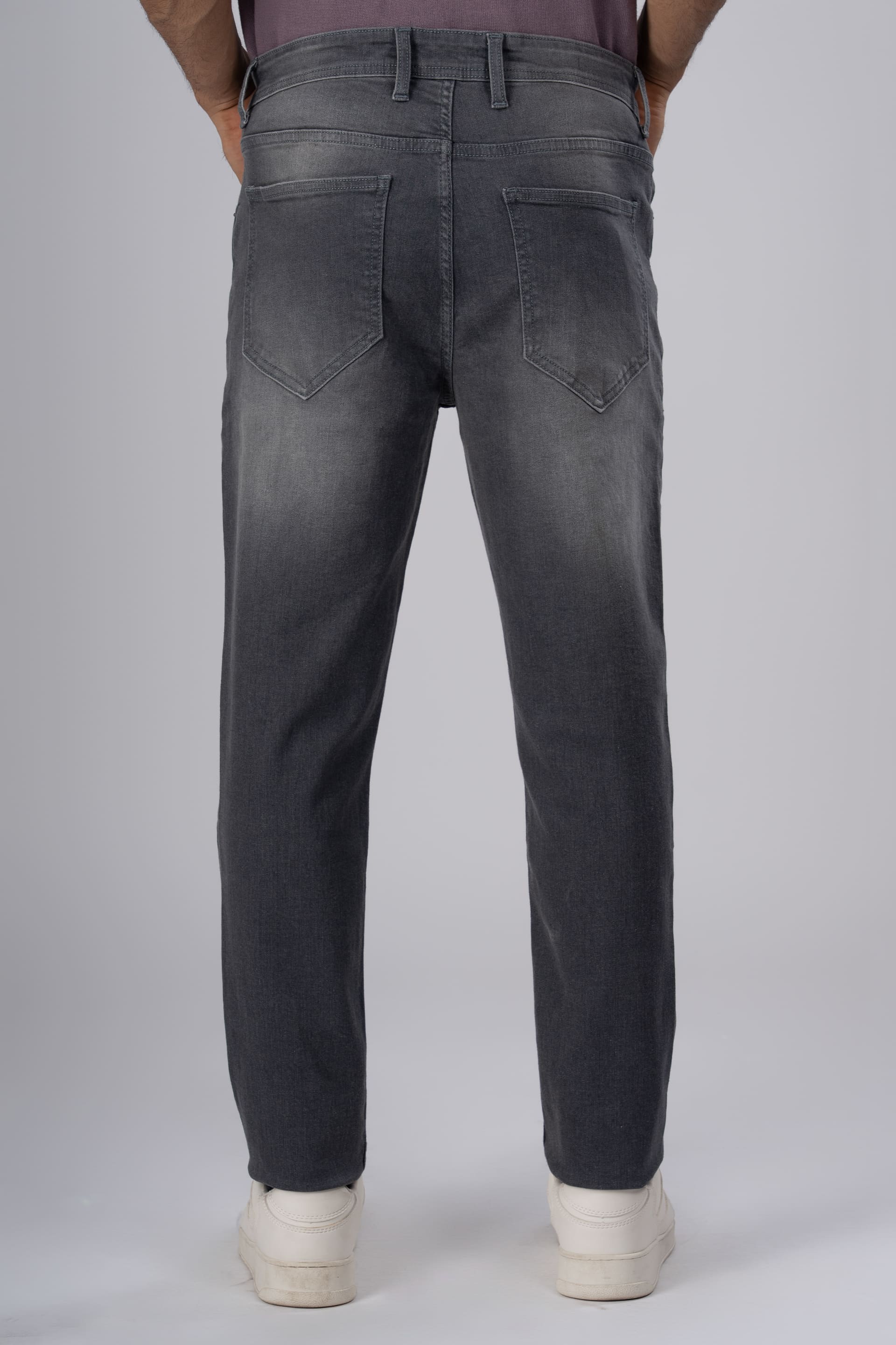 Classic Edge Tailored Denim In Grey