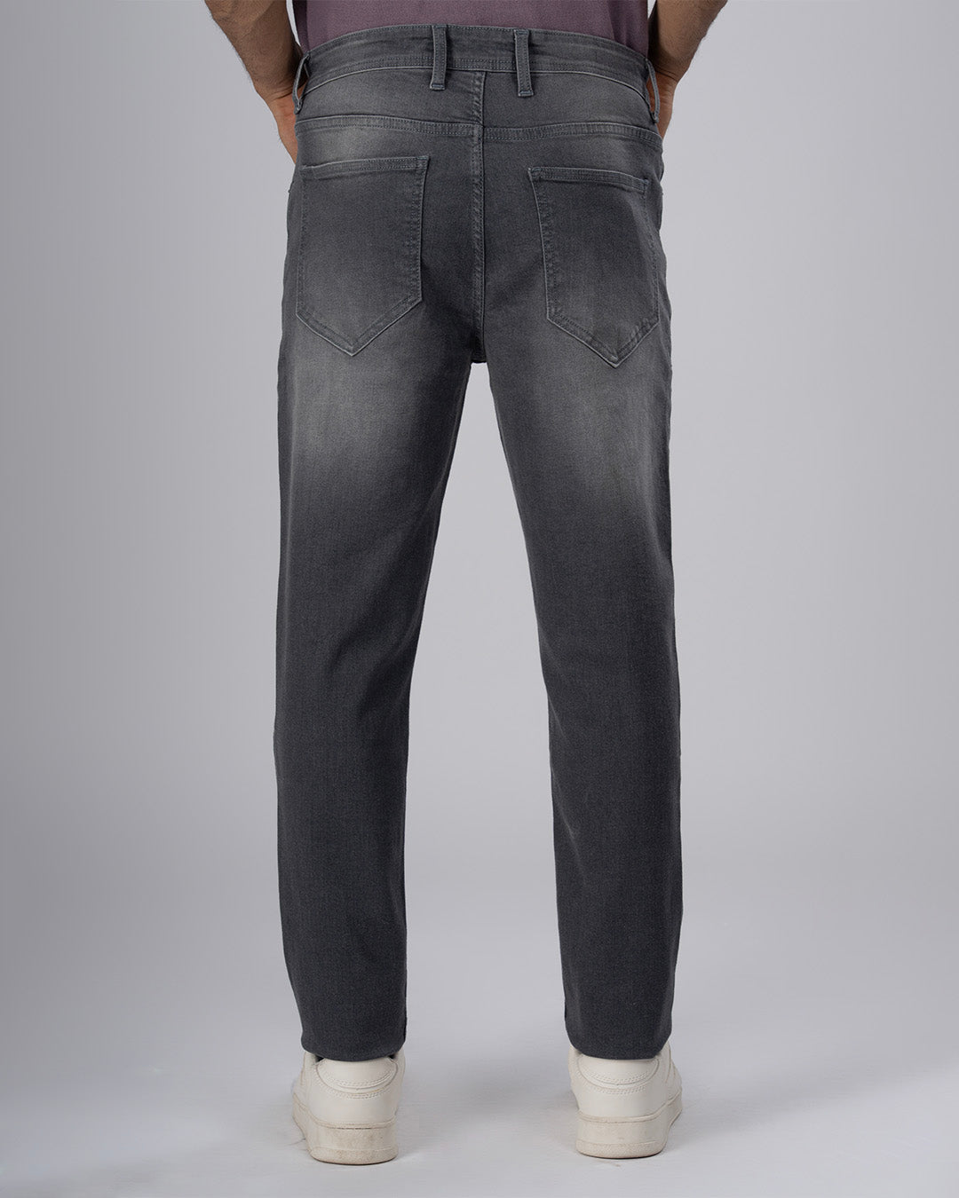 Classic Edge Tailored Denim In Grey