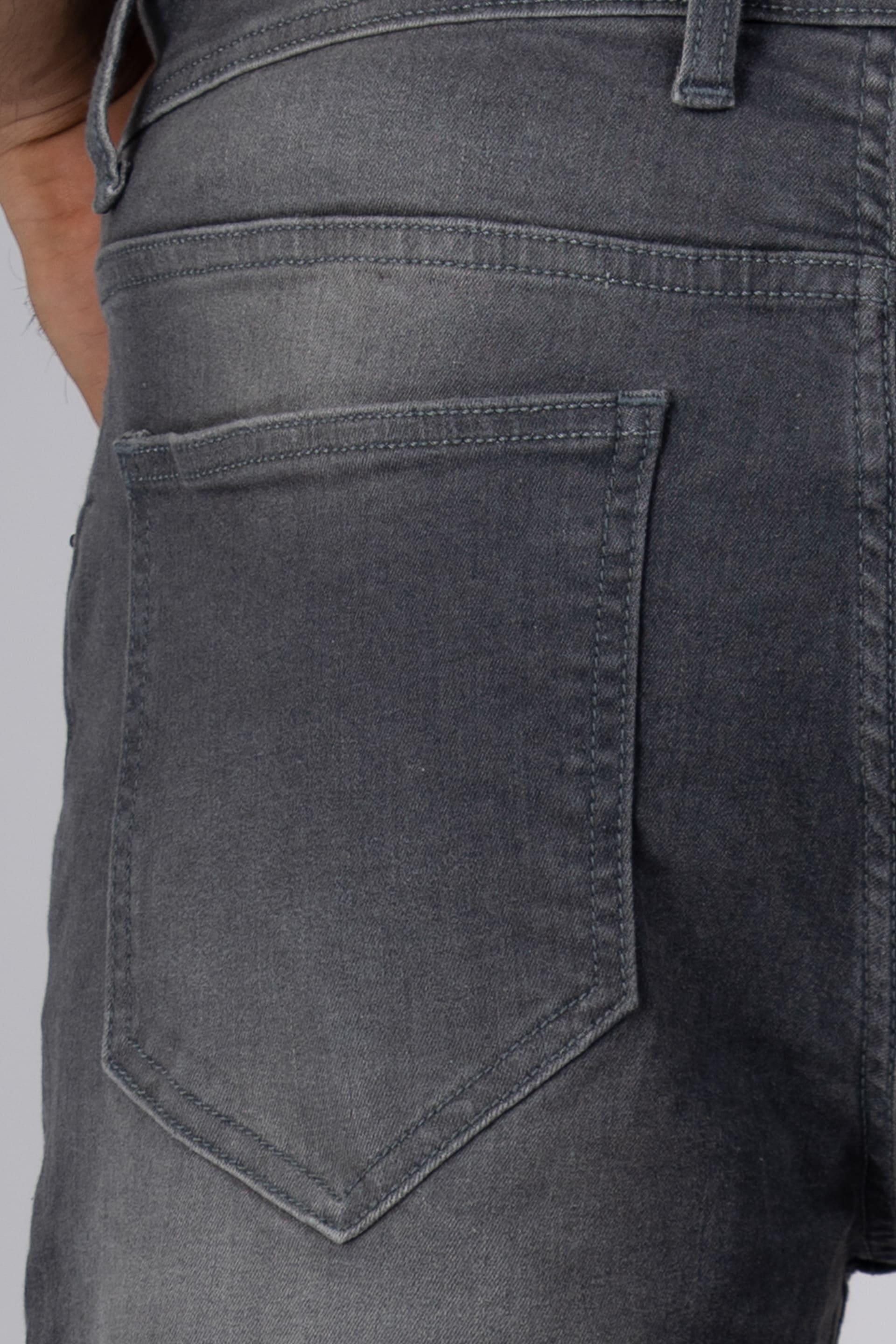Classic Edge Tailored Denim In Grey
