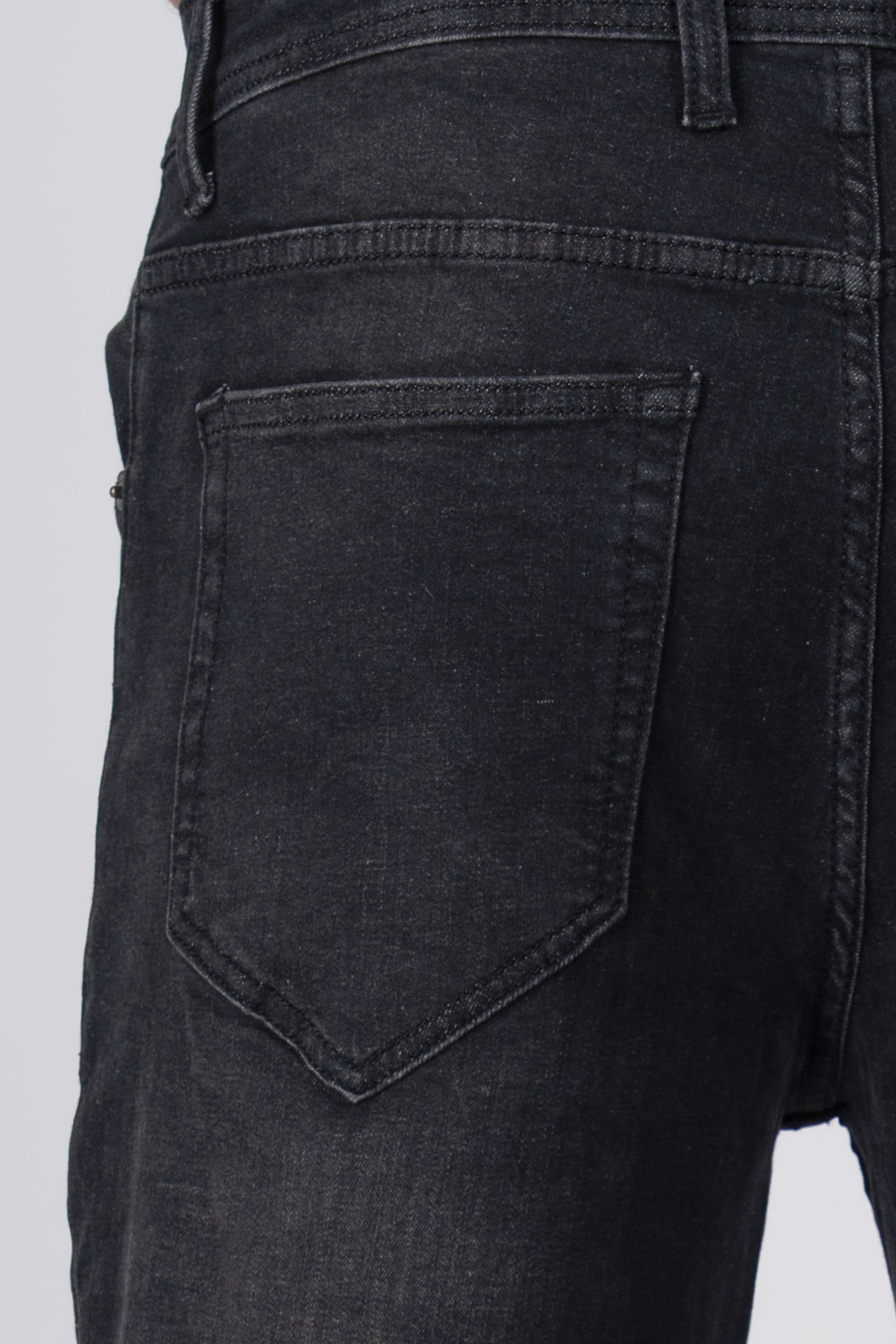 Classic Edge Tailored Denim In Deep grey