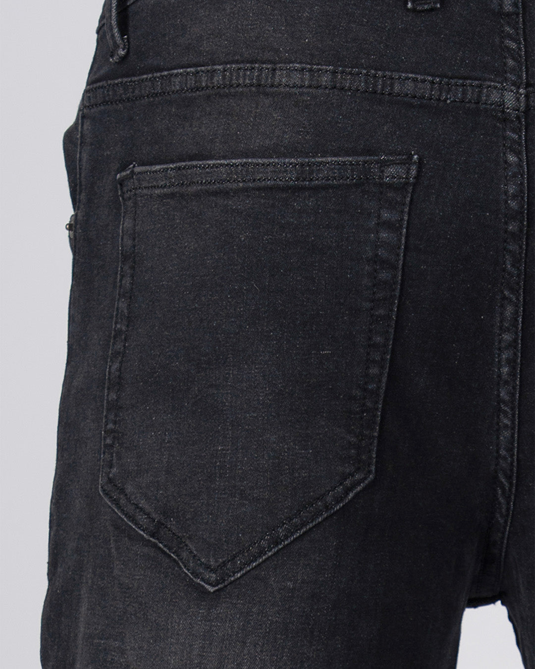 Classic Edge Tailored Denim In Deep grey