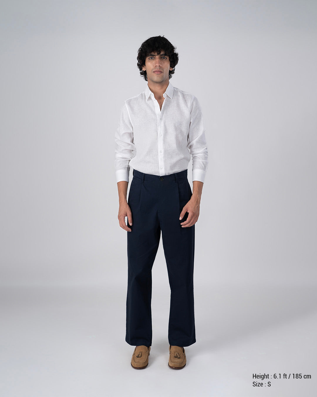 Premium Lyocell Linen Shirt In White