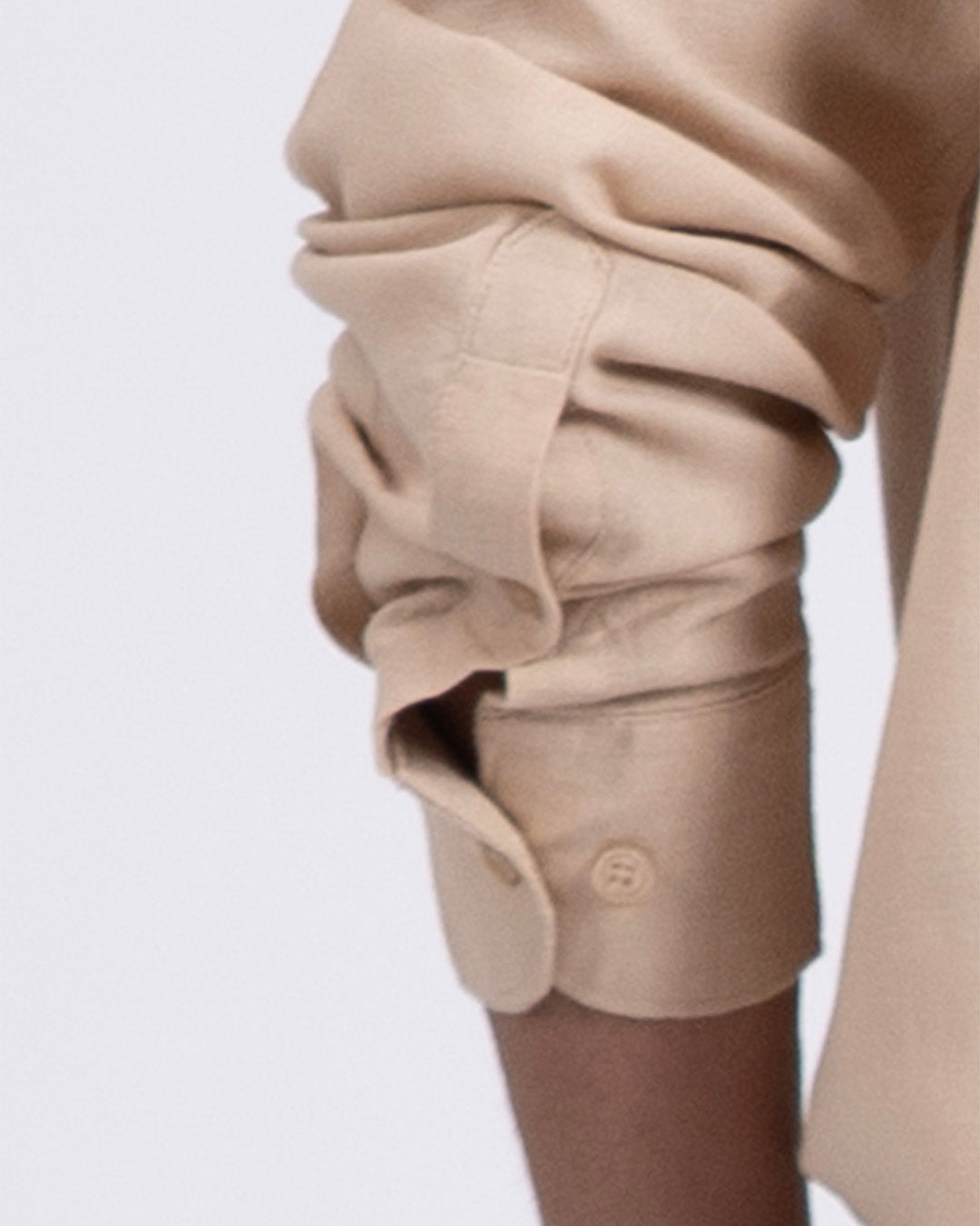 Premium Lyocell Linen Shirt In Beige