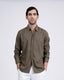 Premium Lyocell Linen Shirt In Olive