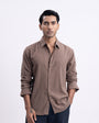 Lyocell Linen Tailored Shirt In Fur