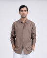 Premium Lyocell Linen Shirt In Fur