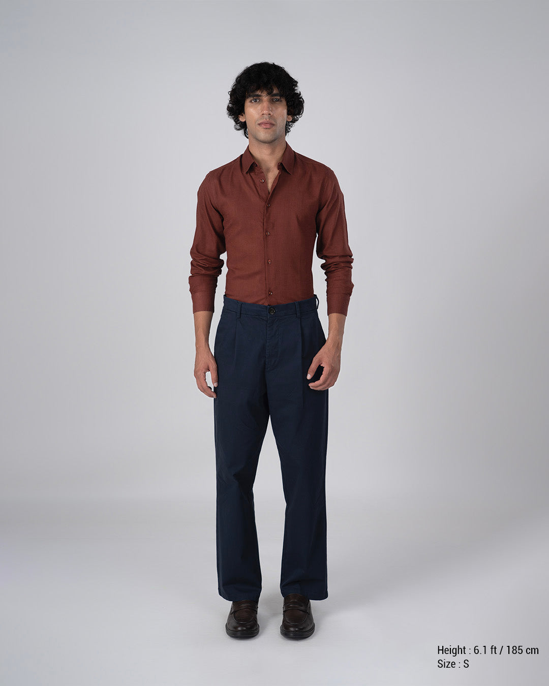 Premium Lyocell Linen Shirt In Clay