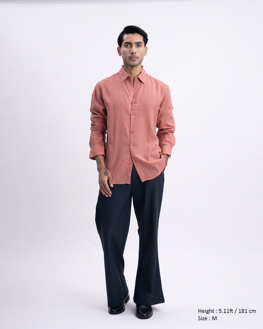 Lyocell Linen Tailored Shirt In Pastel
