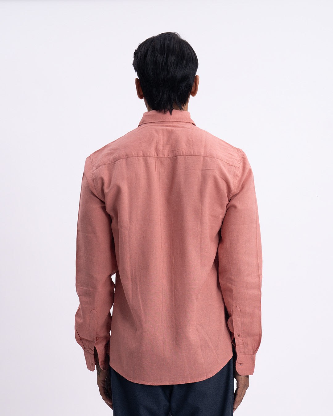 Lyocell Linen Tailored Shirt In Pastel