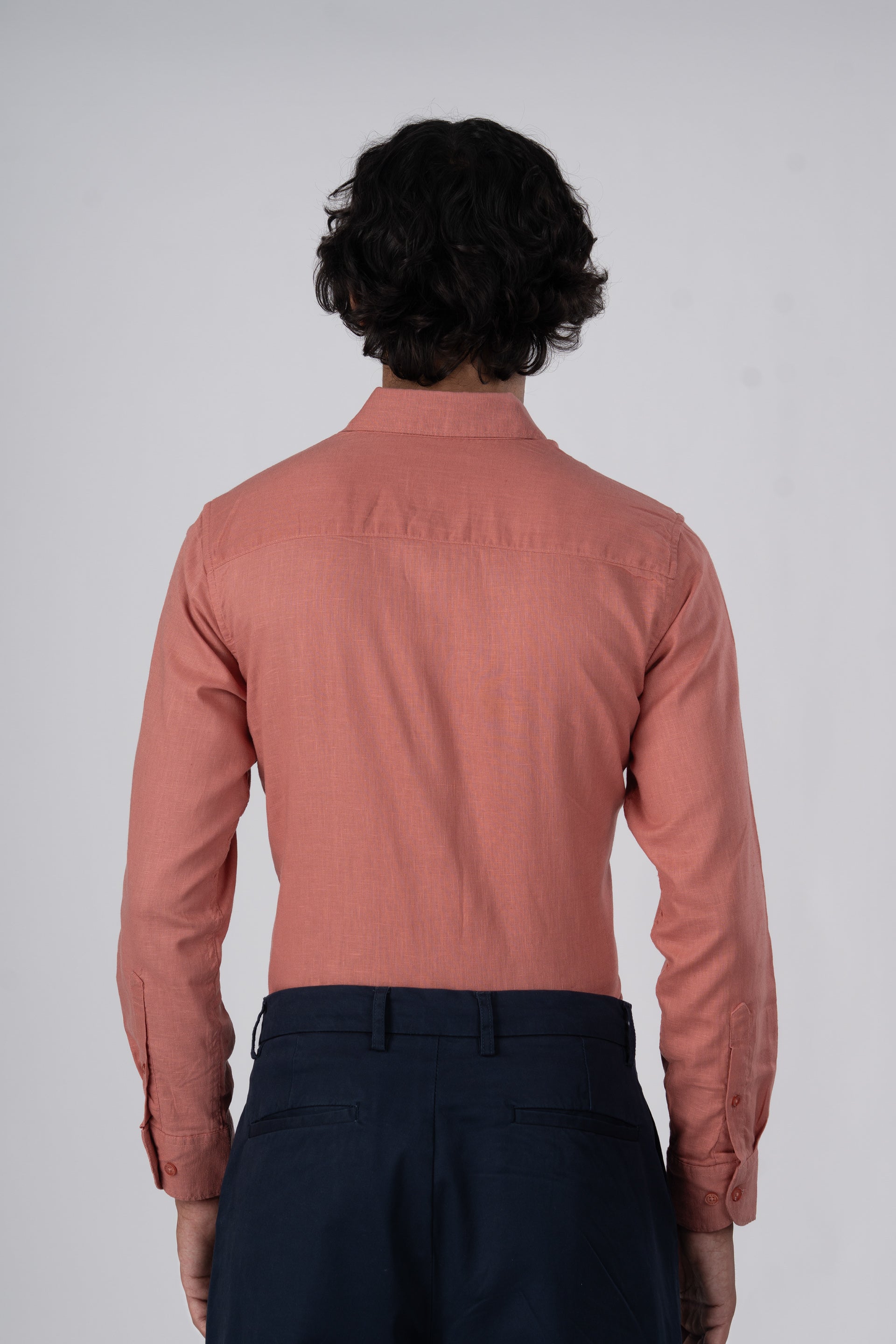 Premium Lyocell Linen Shirt In Pastel