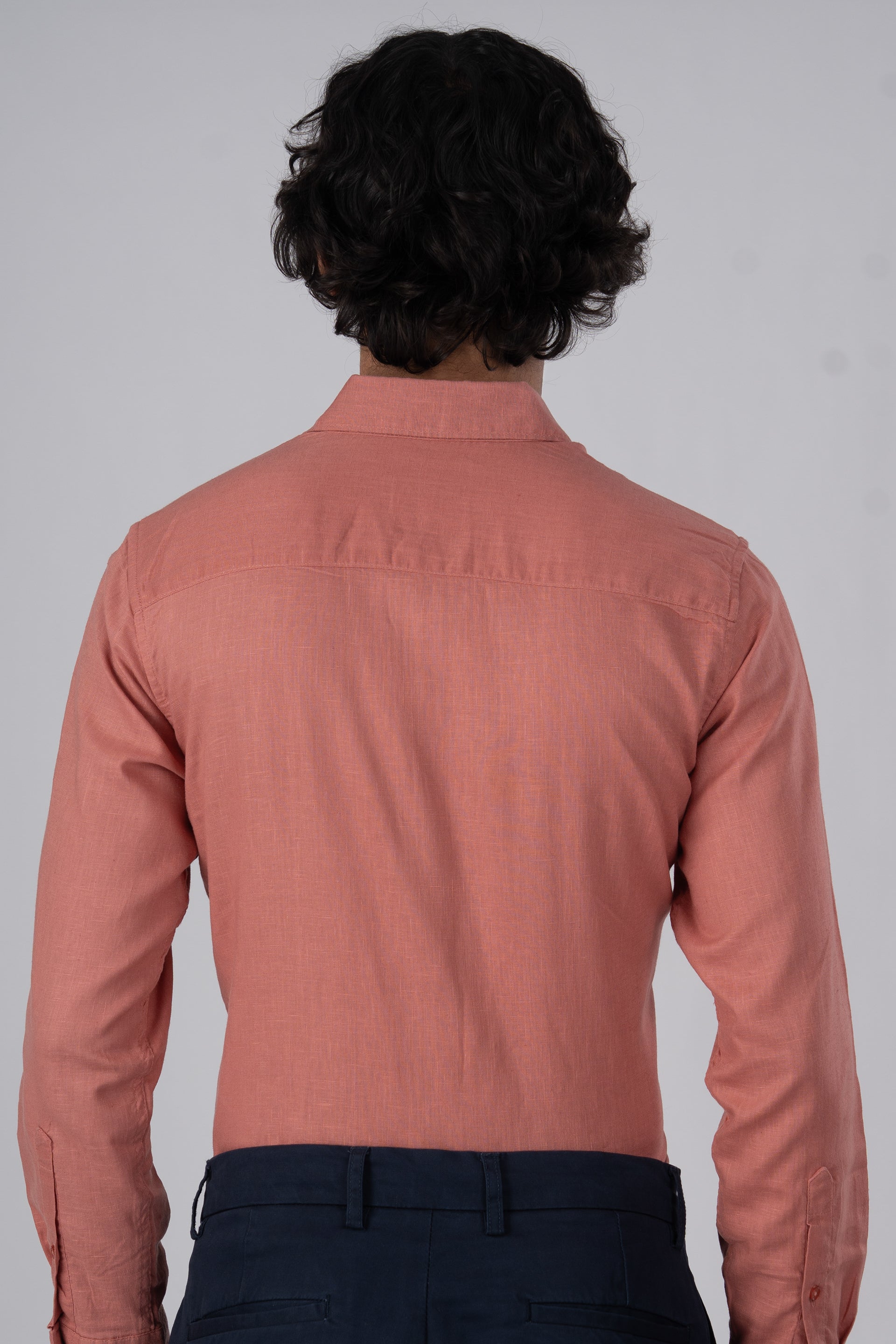 Premium Lyocell Linen Shirt In Pastel