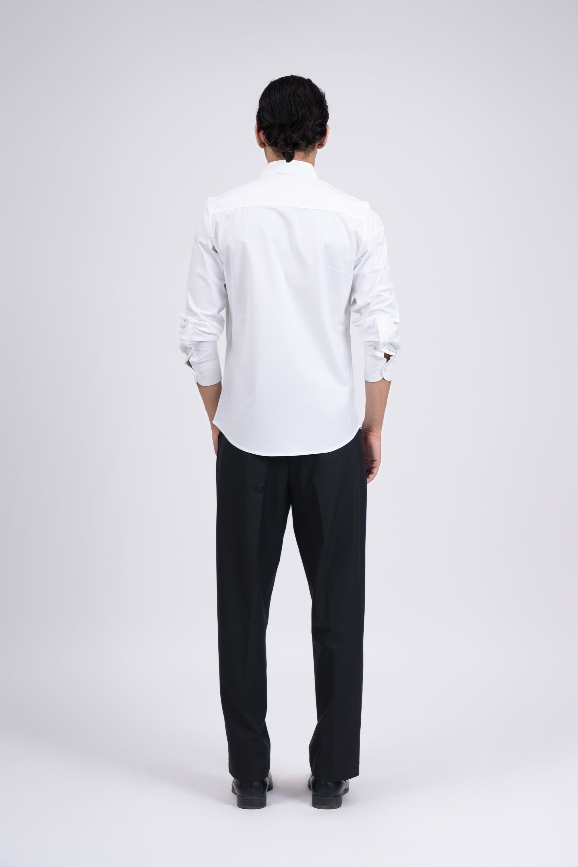 Premium Oxford Cotton Shirt In White