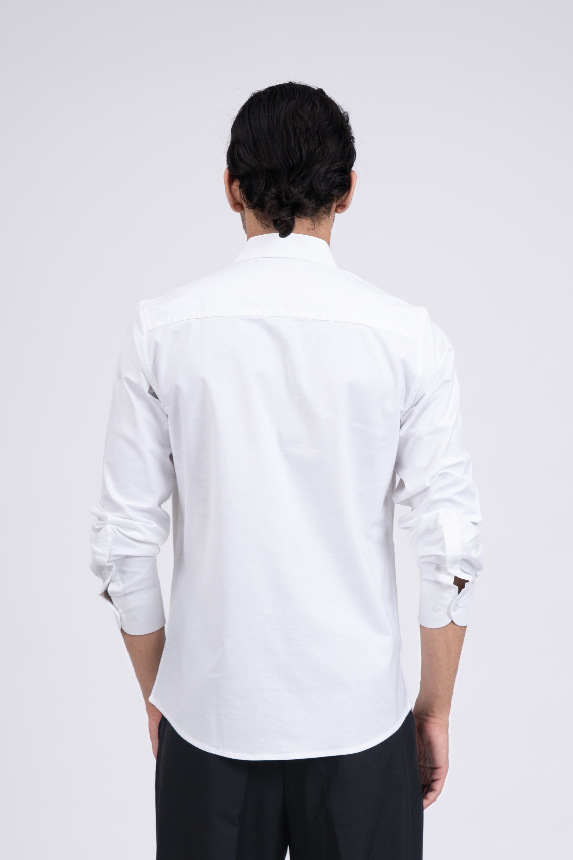 Premium Oxford Cotton Shirt In White