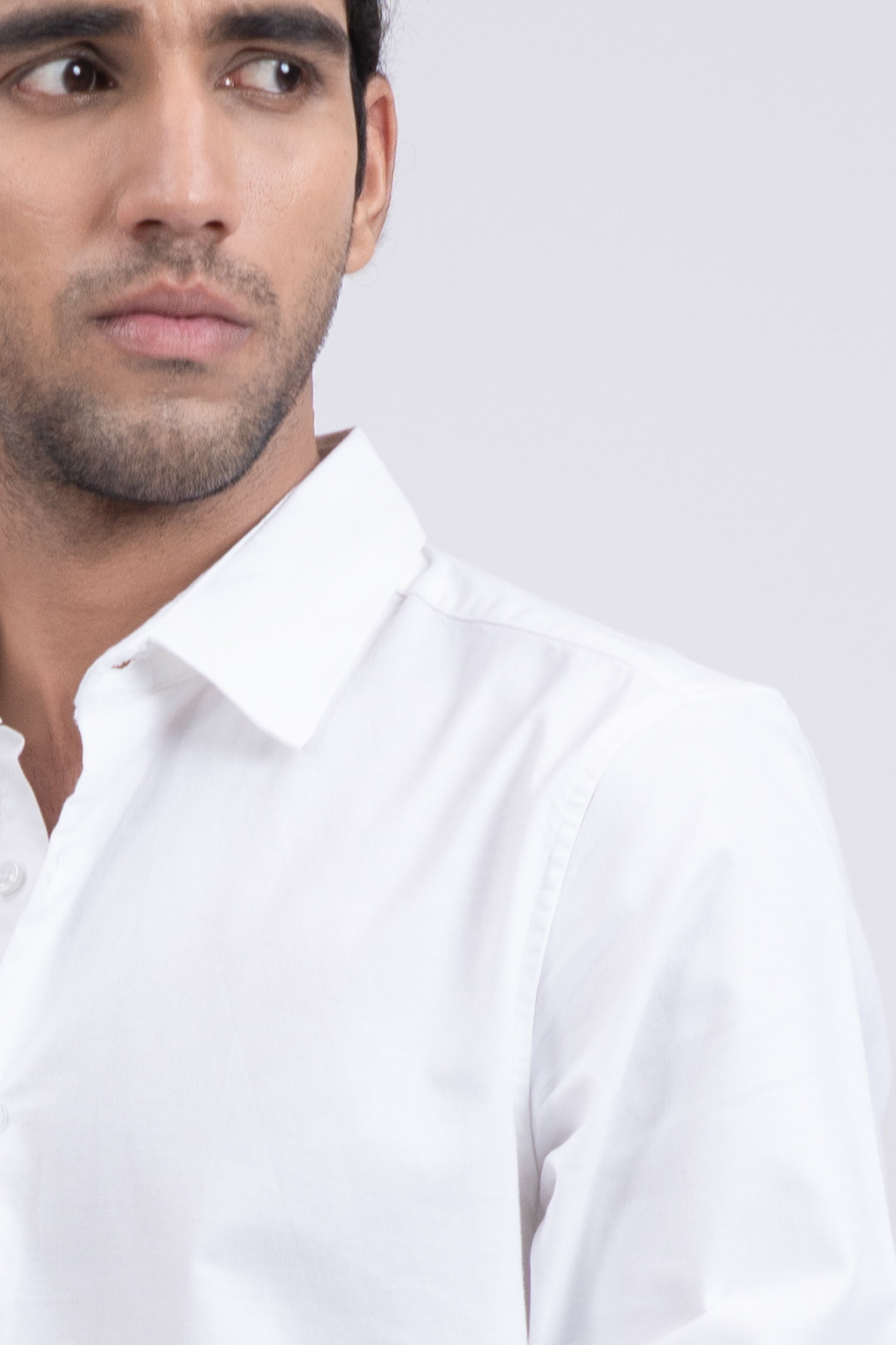 Premium Oxford Cotton Shirt In White