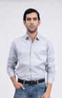 Premium Oxford Cotton Shirt In Grey