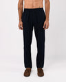 Linen Fused Tailored Pant In Navy