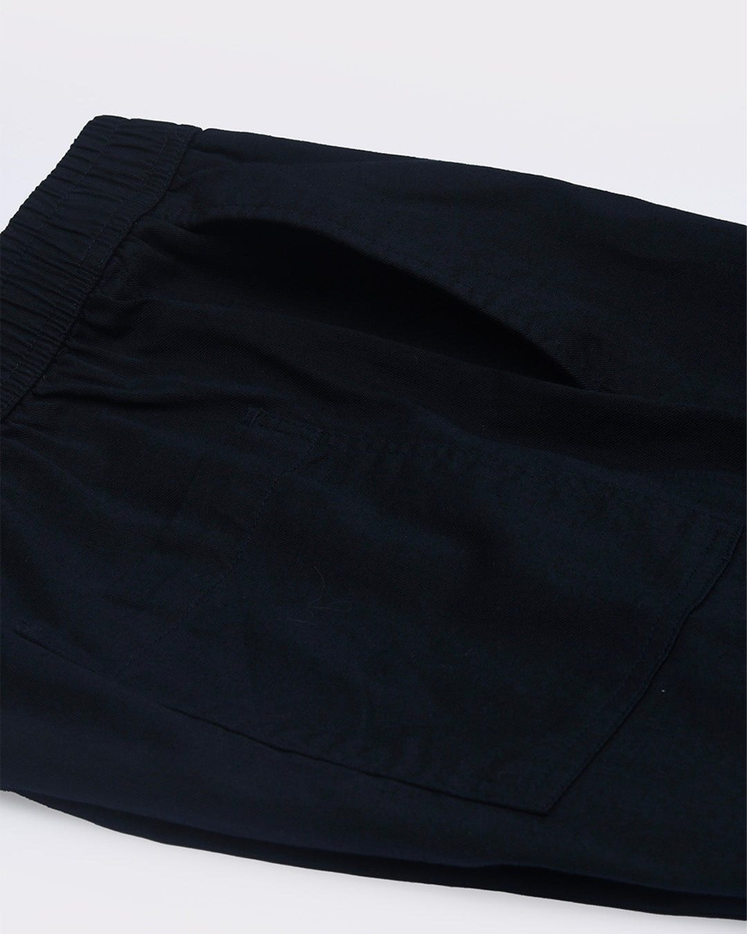 Linen Fused Tailored Pant In Navy