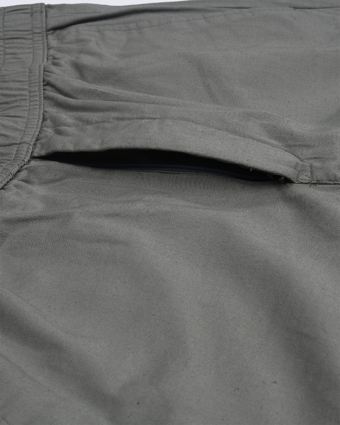 Linen Fused Tailored Pant In Green