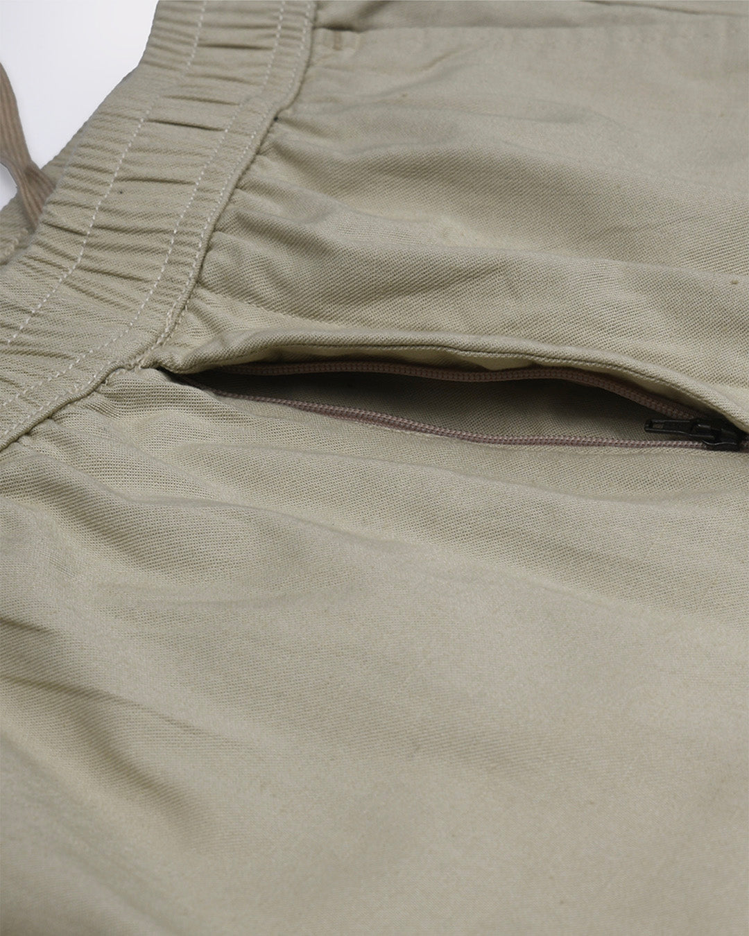 Linen Fused Tailored Pant In Beige