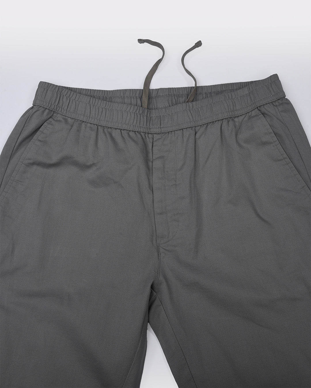 Linen Fused Tailored Pant In Grey