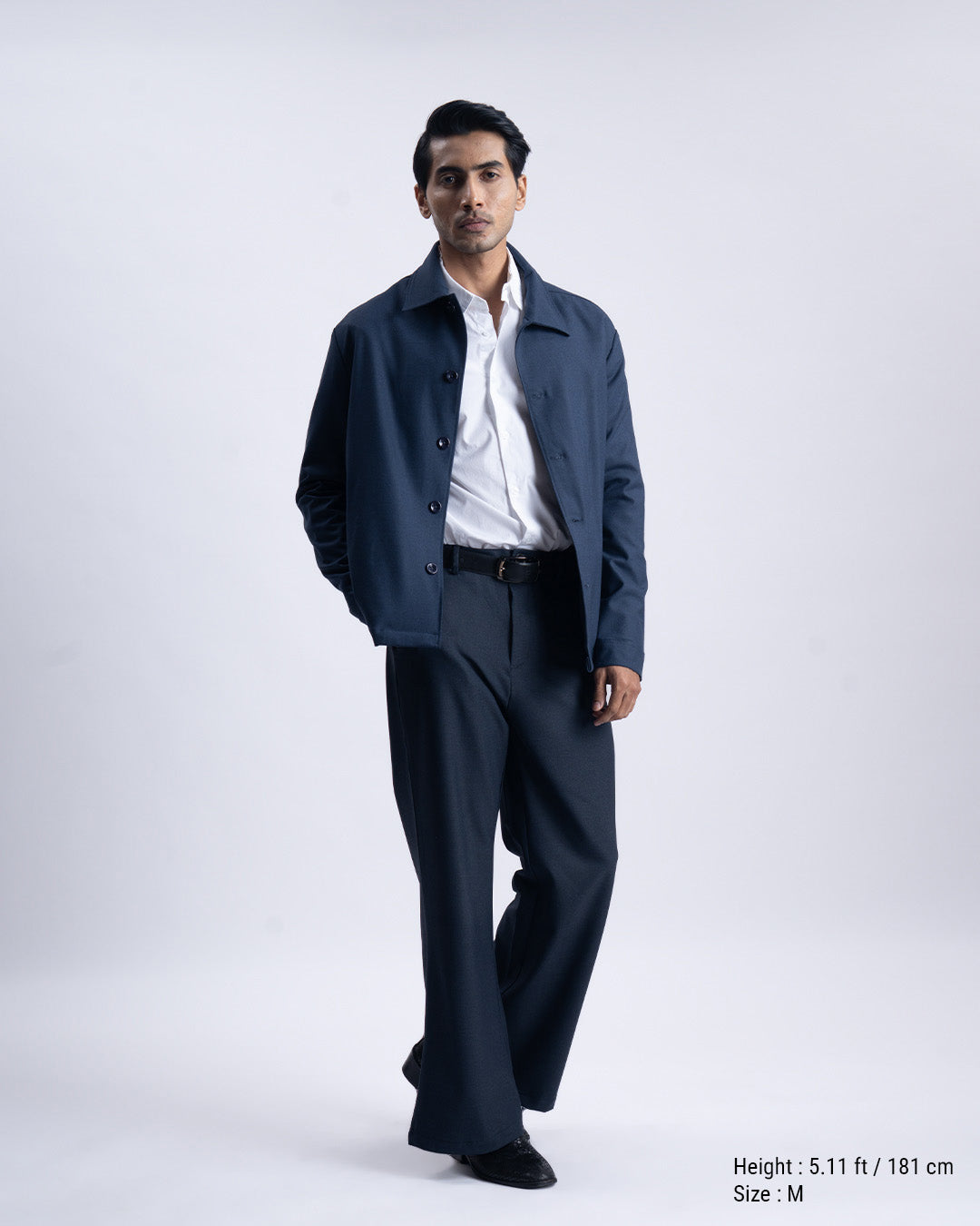 Featherlite Stretch Cotton Shirt In White