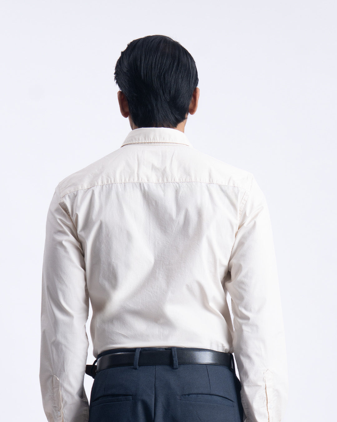 Featherlite Stretch Cotton Shirt In Cream