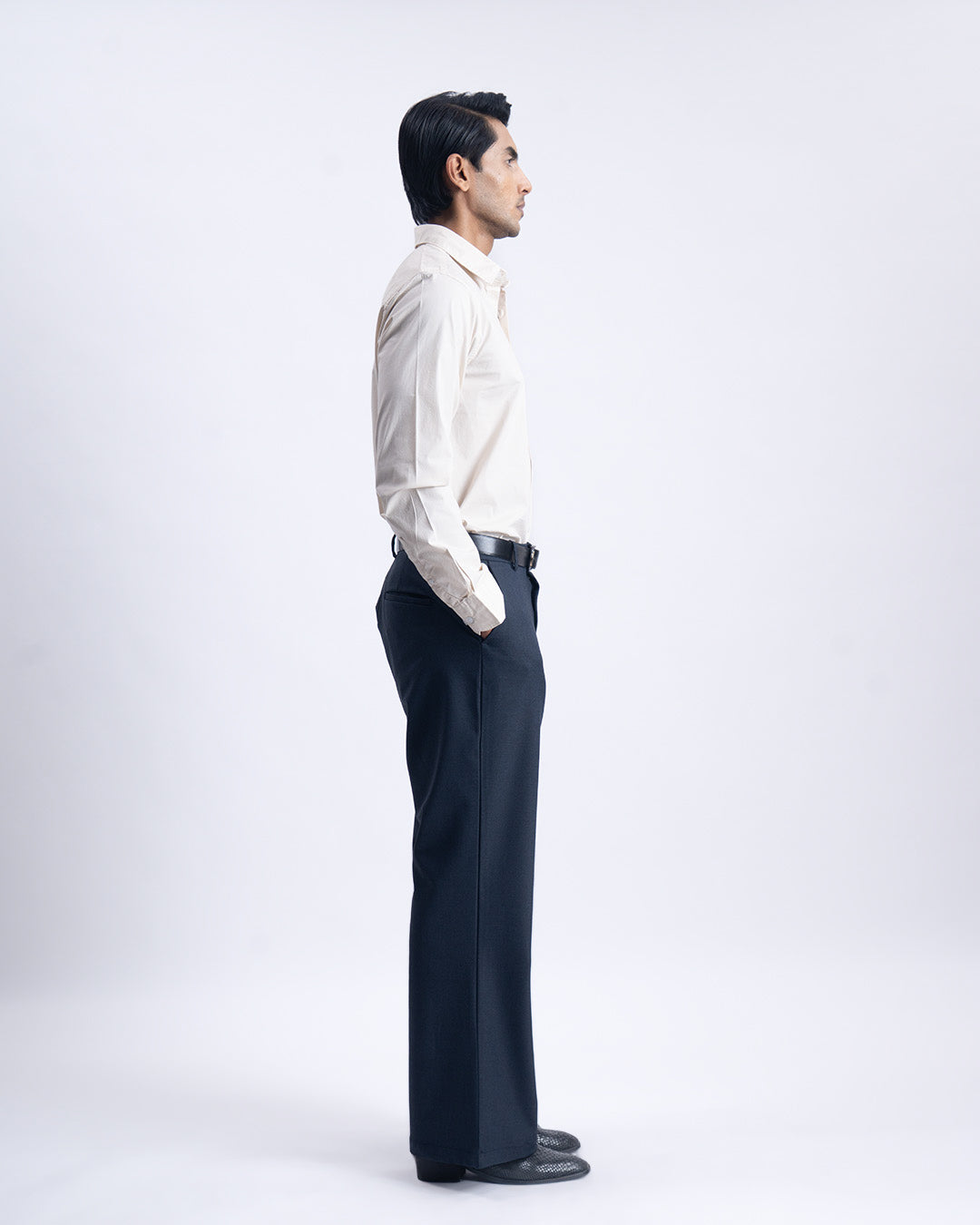 Featherlite Stretch Cotton Shirt In Cream