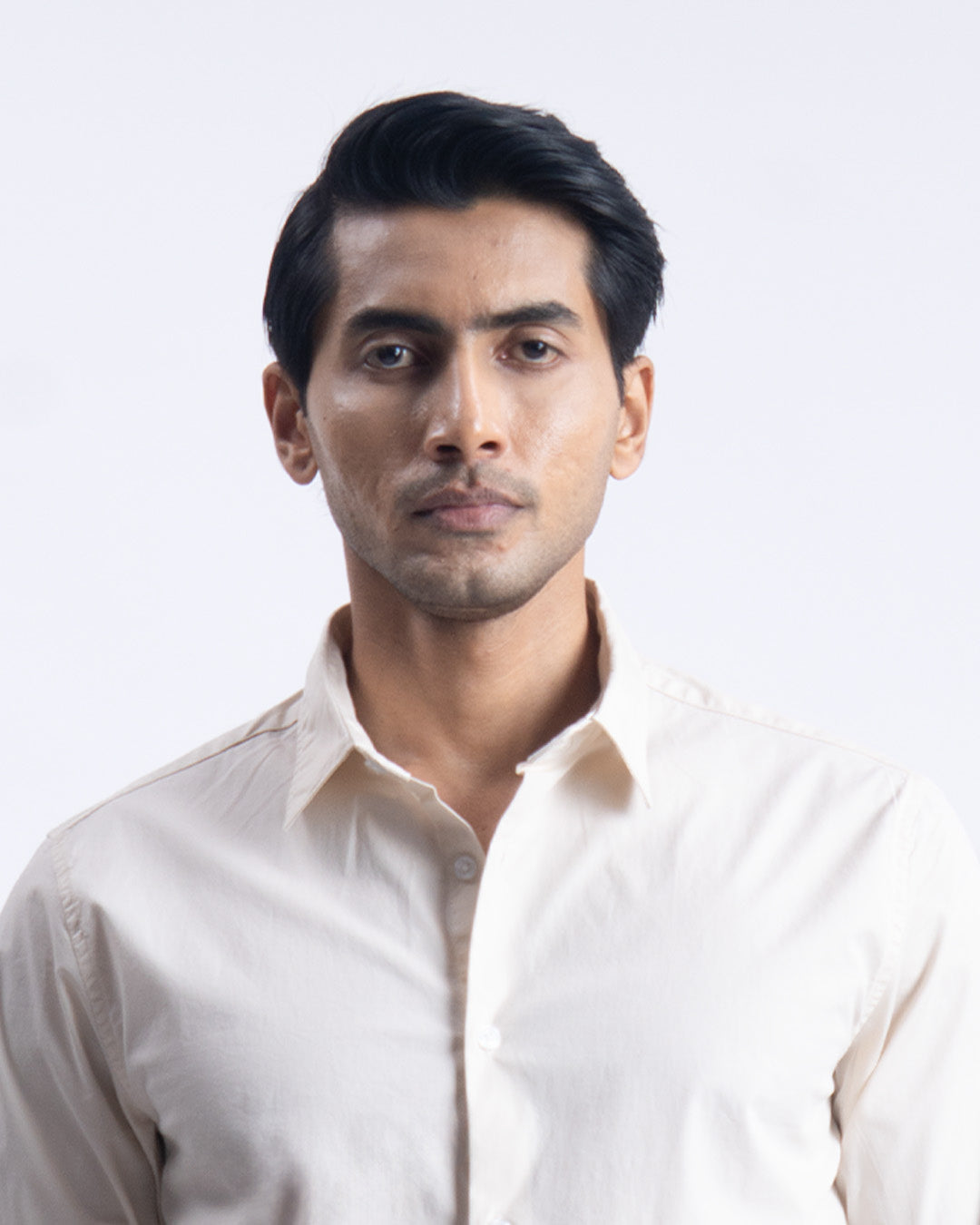 Featherlite Stretch Cotton Shirt In Cream