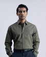 Featherlite Stretch Cotton Shirt In Olive