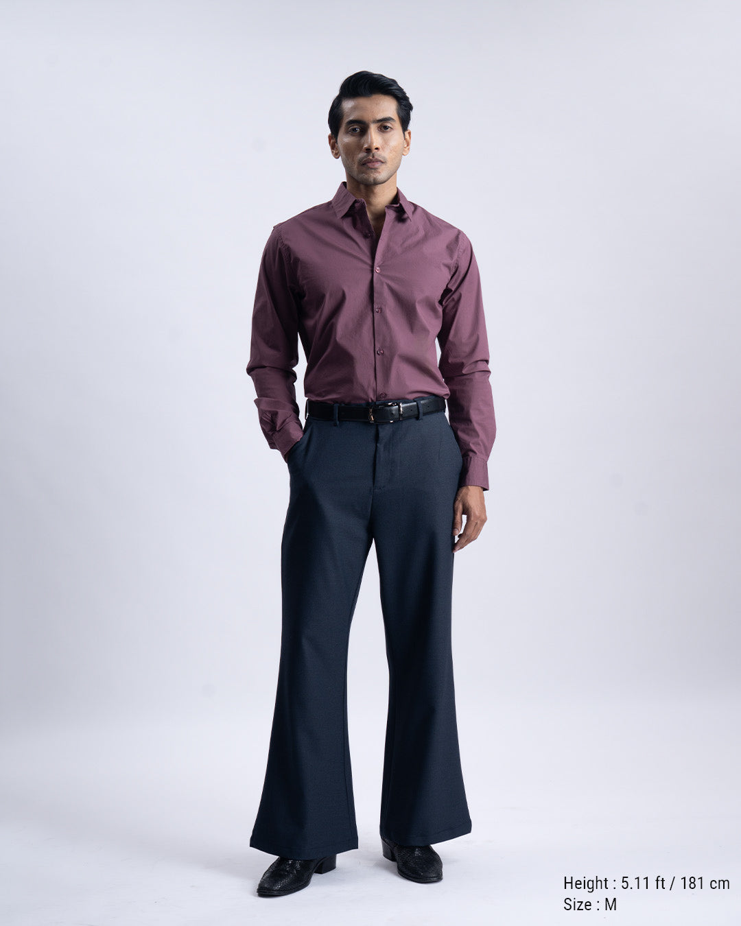 Featherlite Stretch Cotton Shirt In Peach