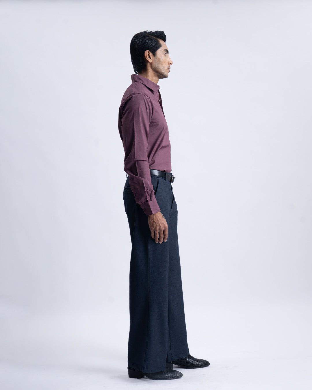 Featherlite Stretch Cotton Shirt In Peach