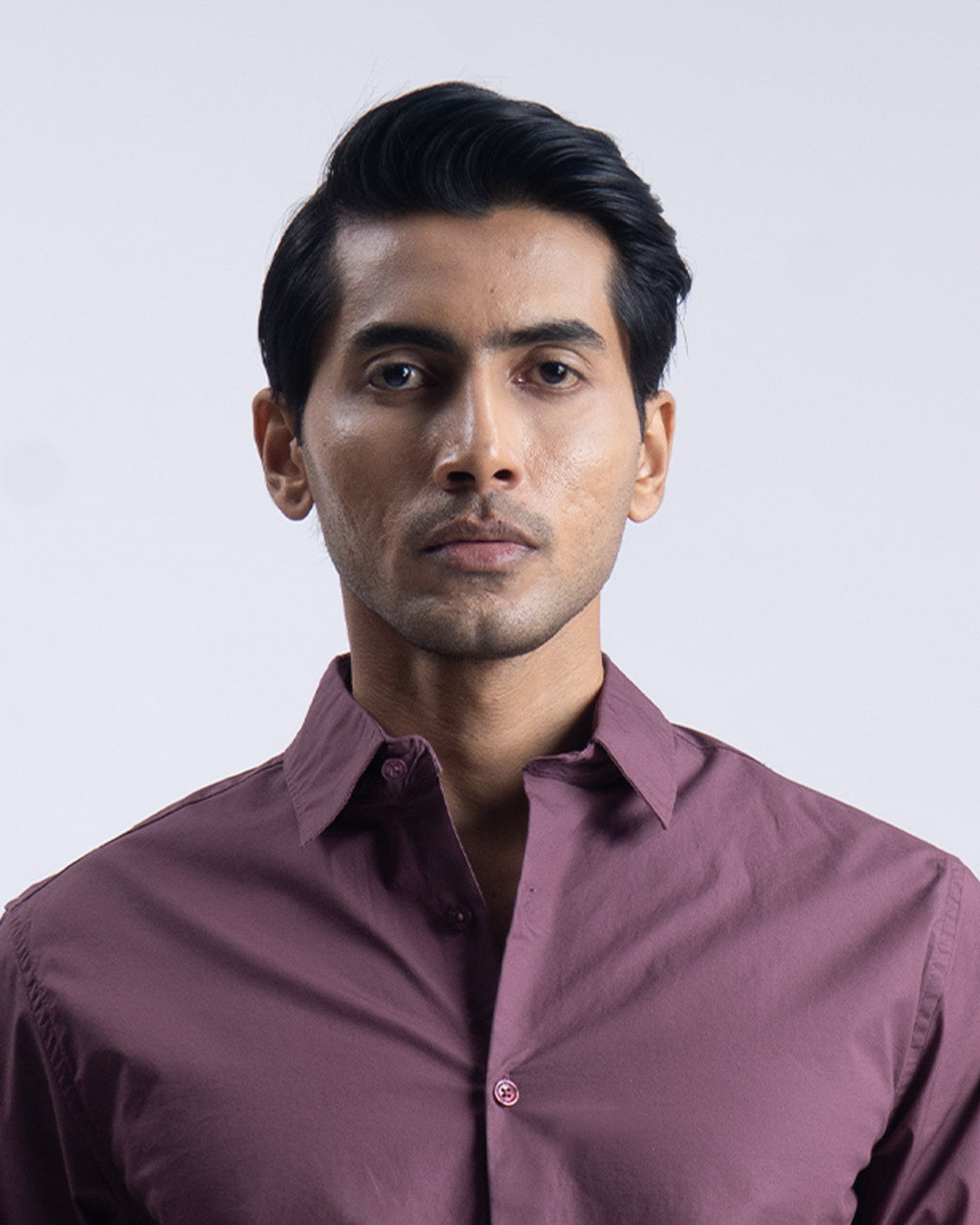 Featherlite Stretch Cotton Shirt In Peach