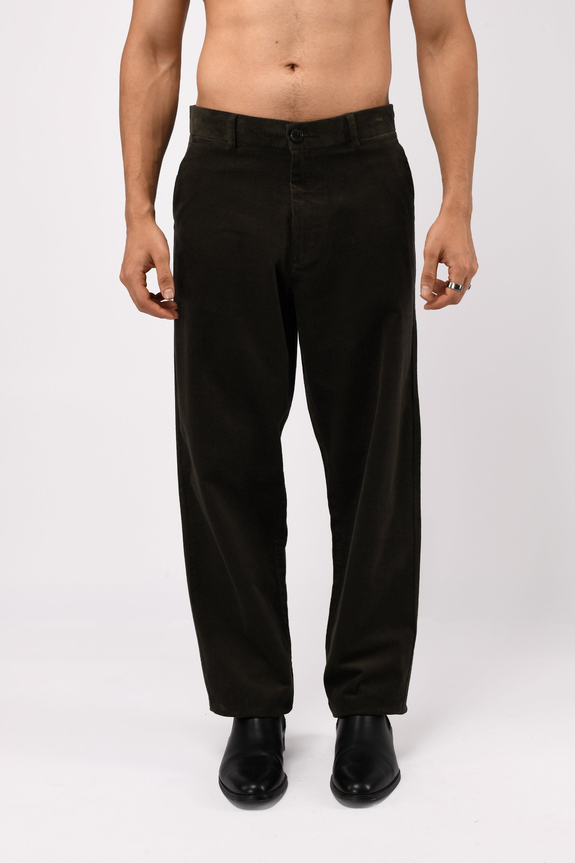 SOFT CORDUROY RELAXED PANTS